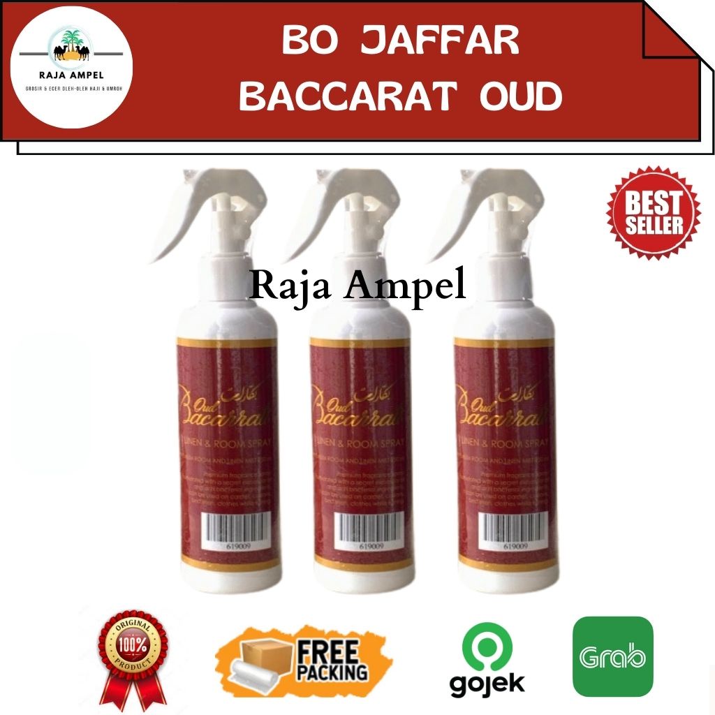 Bo Jaffar BACCARAT OUD Air Freshener Linen & Room Spray Arabian 250ml ...