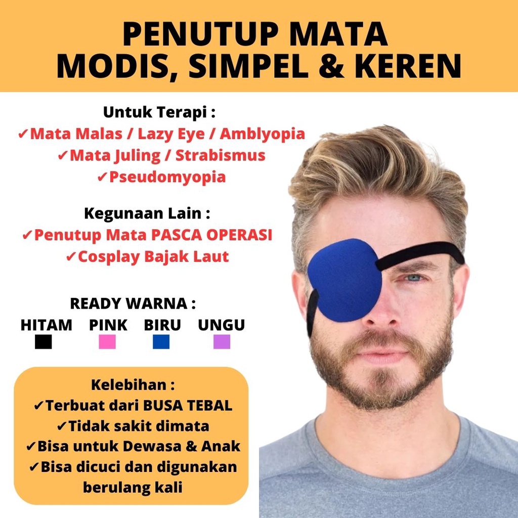 MATA Lazy Eye Therapy/Lazy Eye Patch Amblyopia Orthoptic [KO2] Shopee