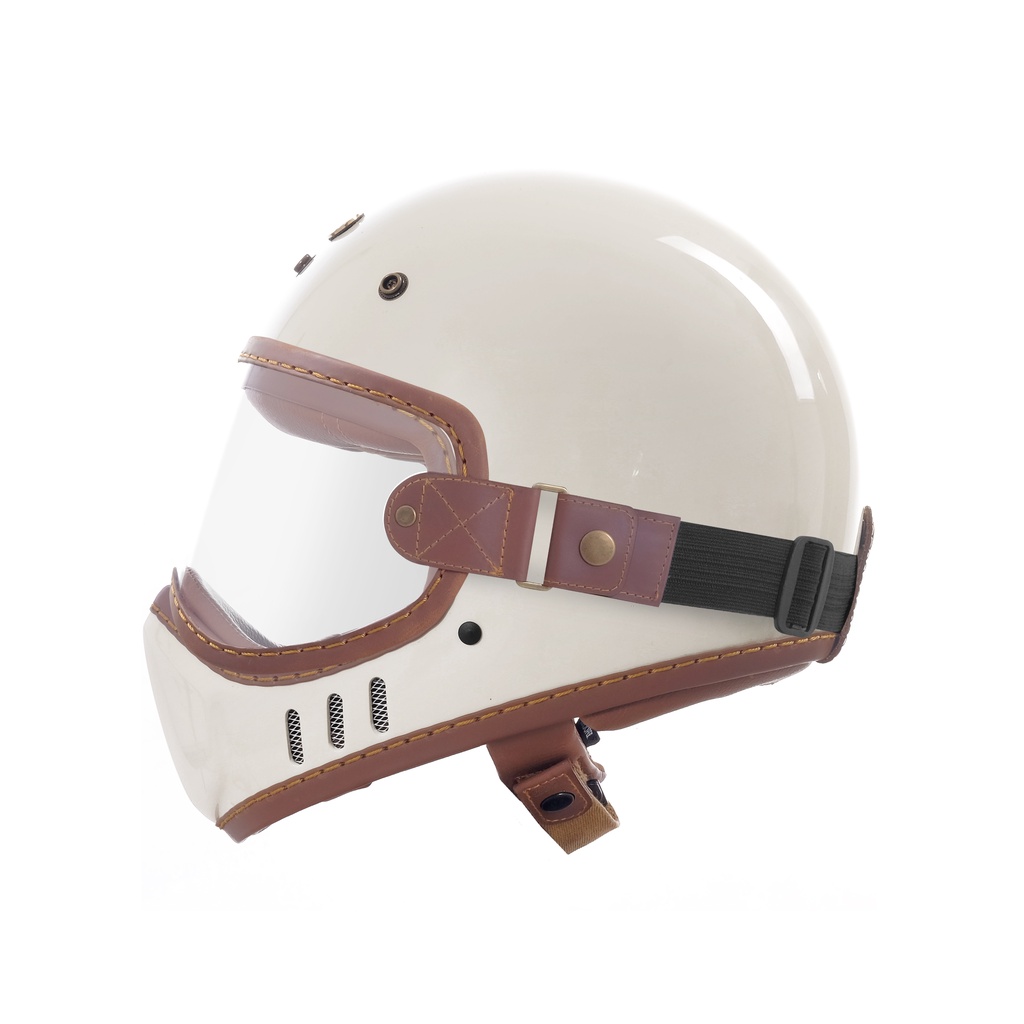 Trooper Custom - X-9 Leather - Full Face Helmet - Leather Series - Gambar 4
