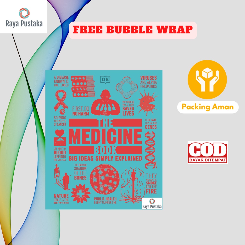 [Hard Cover] The Medicine Book Big Ideas Simply Explained by DK