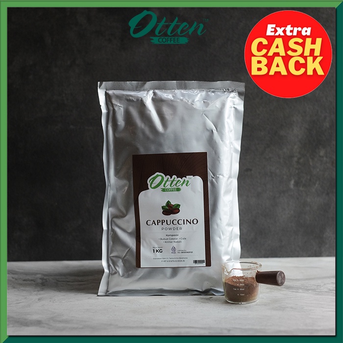 Otten Coffee - Cappuccino Powder 1 Kg - Powdered Drink | Shopee Singapore