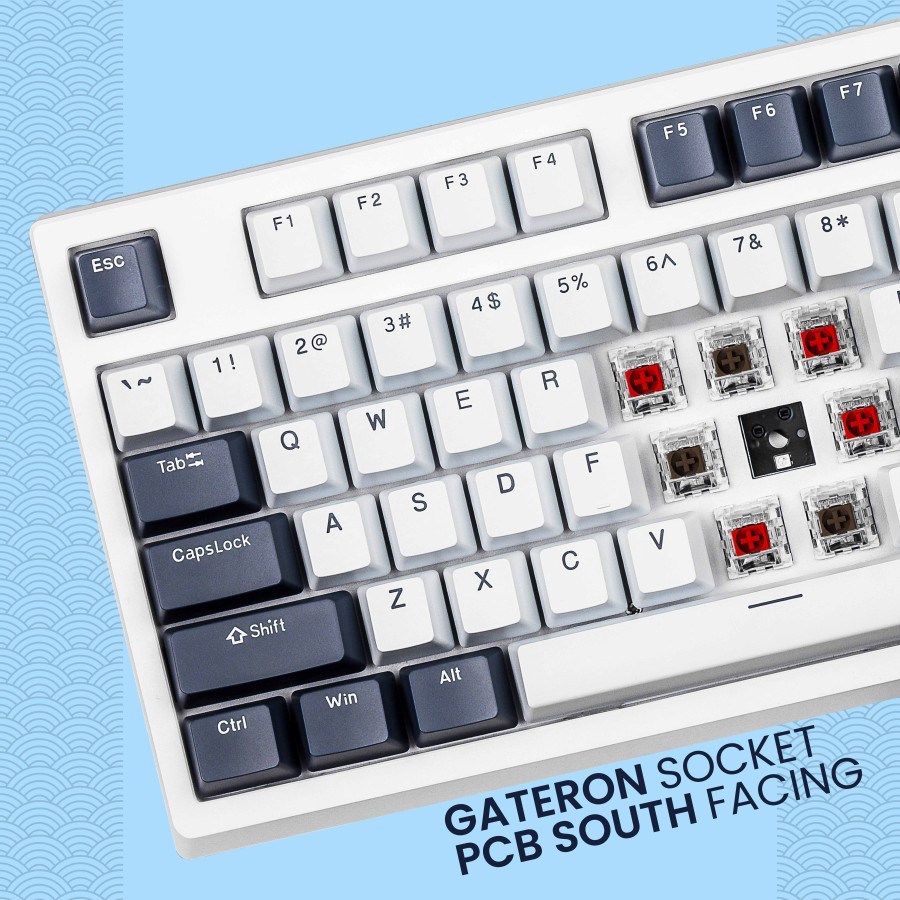 Sades Katana Wireless Bluetooth 96% Mechanical Keyboard Gaming - Gambar 3