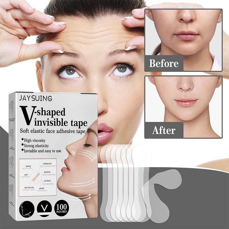 Material Safety Invisible Face Stickers Fade Fine Lines Lift Tighten