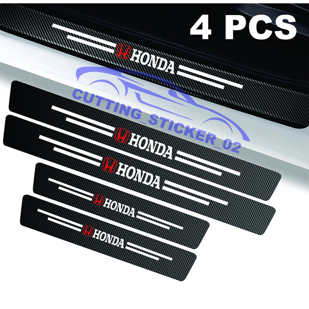 3d carbon footrest stickers for honda car footrests, all types of honda ...