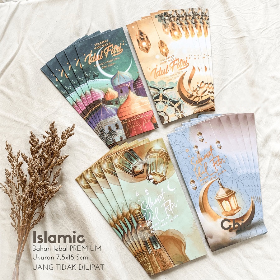 Per PACK Of Premium Eid Al-Fitr Envelopes 2023 Large muslim motif ...