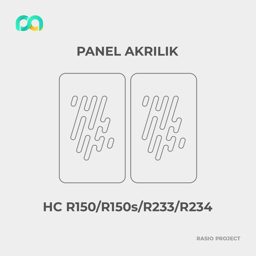 Backdoor/panel Acrylic R234/R233/R150/R150s Shopee Singapore