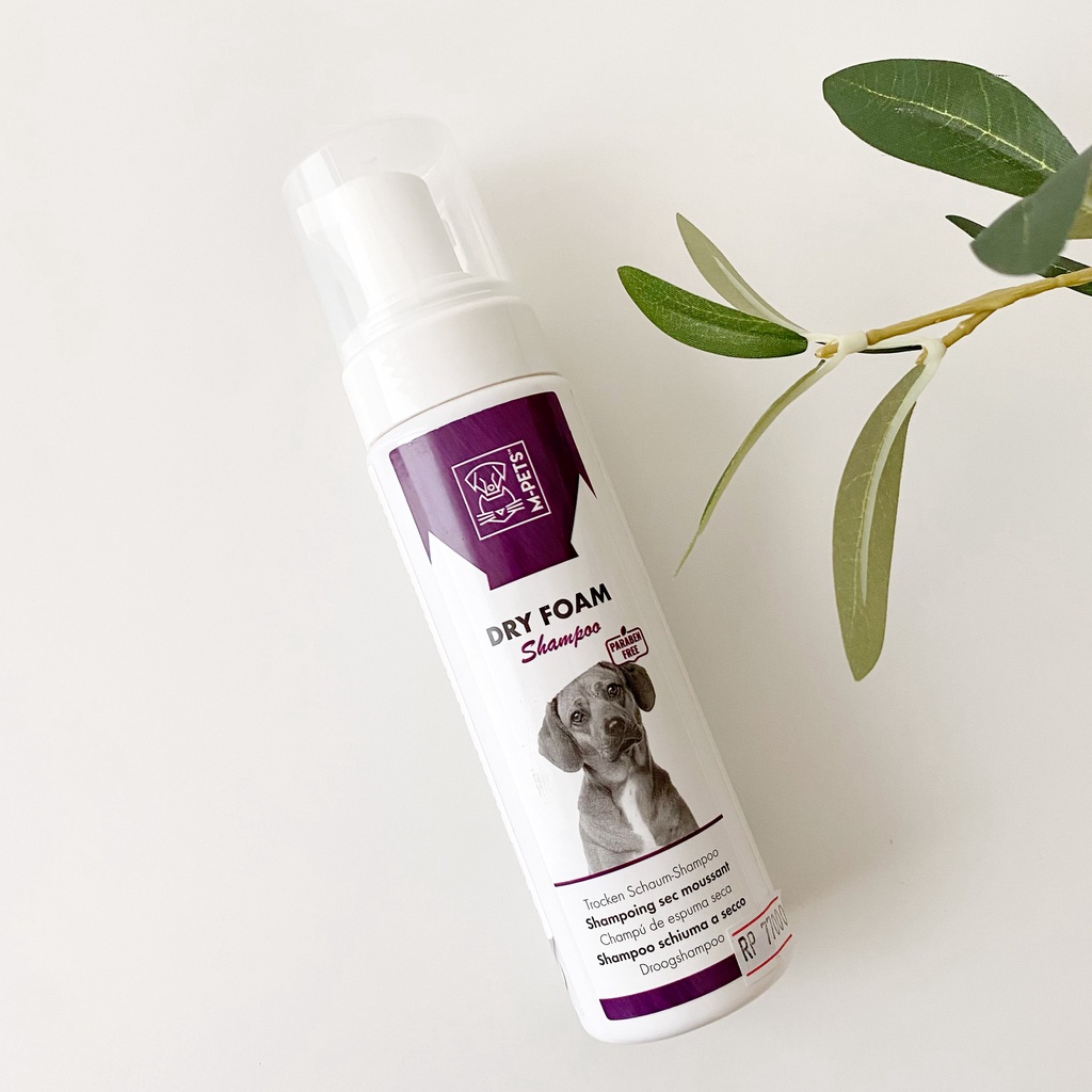 SAMPO Woofidoo MPETS Dog Dry Foam Shampoo Paraben Free/Dog Dry Shampoo