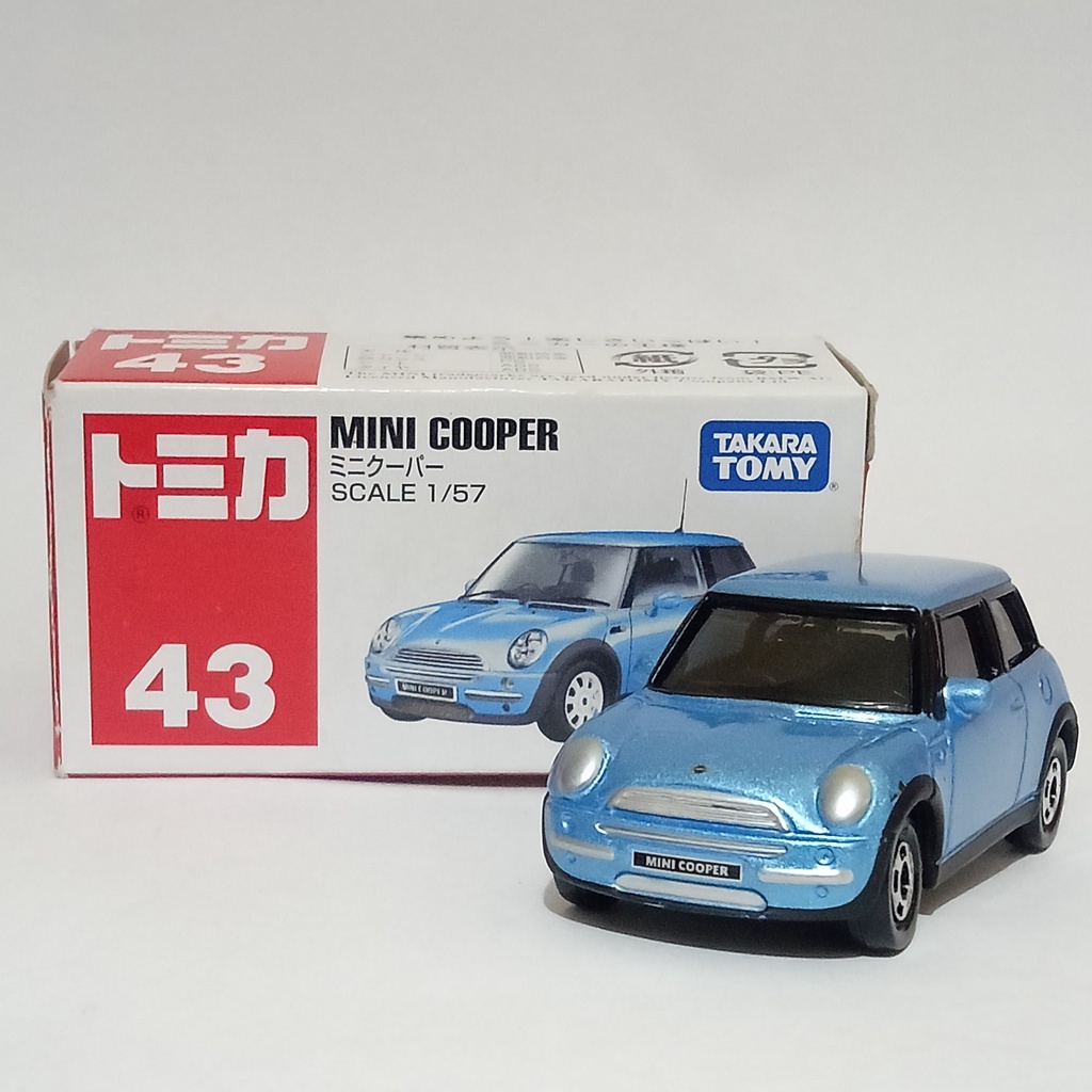 Tomica No. 43 Mini Cooper Takara Tomy Diecast Miniature Car Collection ...