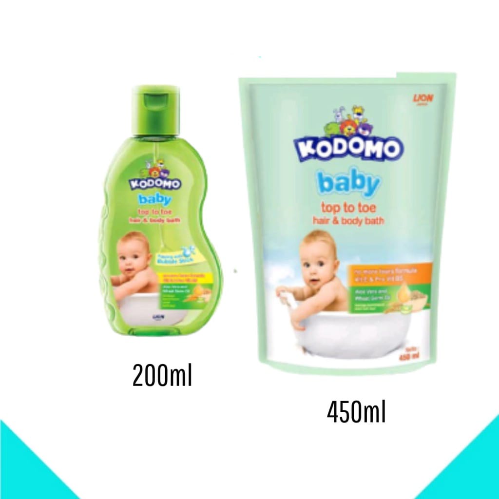 Kodomo TOP TO TOE HAIR & BODY BATH/KODOMO ARJUNA Baby BATH Soap
