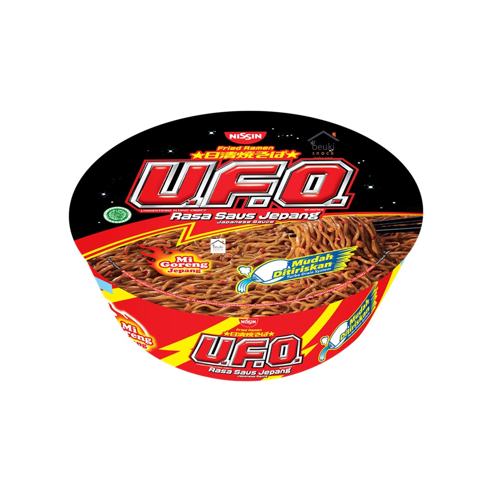 Ufo Nissin Bowl Noodles Flavor Japanese Sauce Instant Fried Ramen