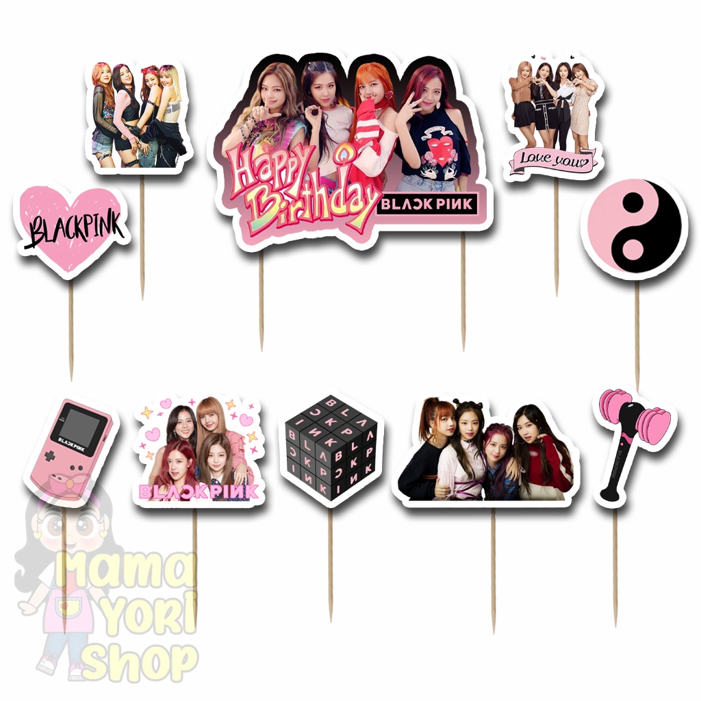 Blackpink KPOP GIRLS Birthday Cake Topper Cake Topper | Shopee Singapore