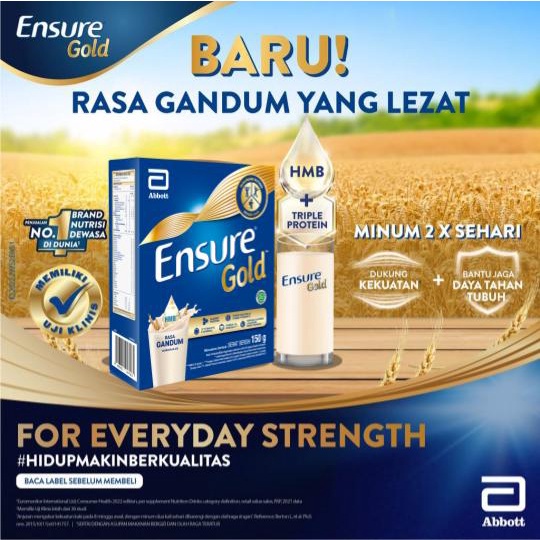 Ensure GOLD HMB Wheat 150GR Low Lactose Adult Nutrition Milk Shopee