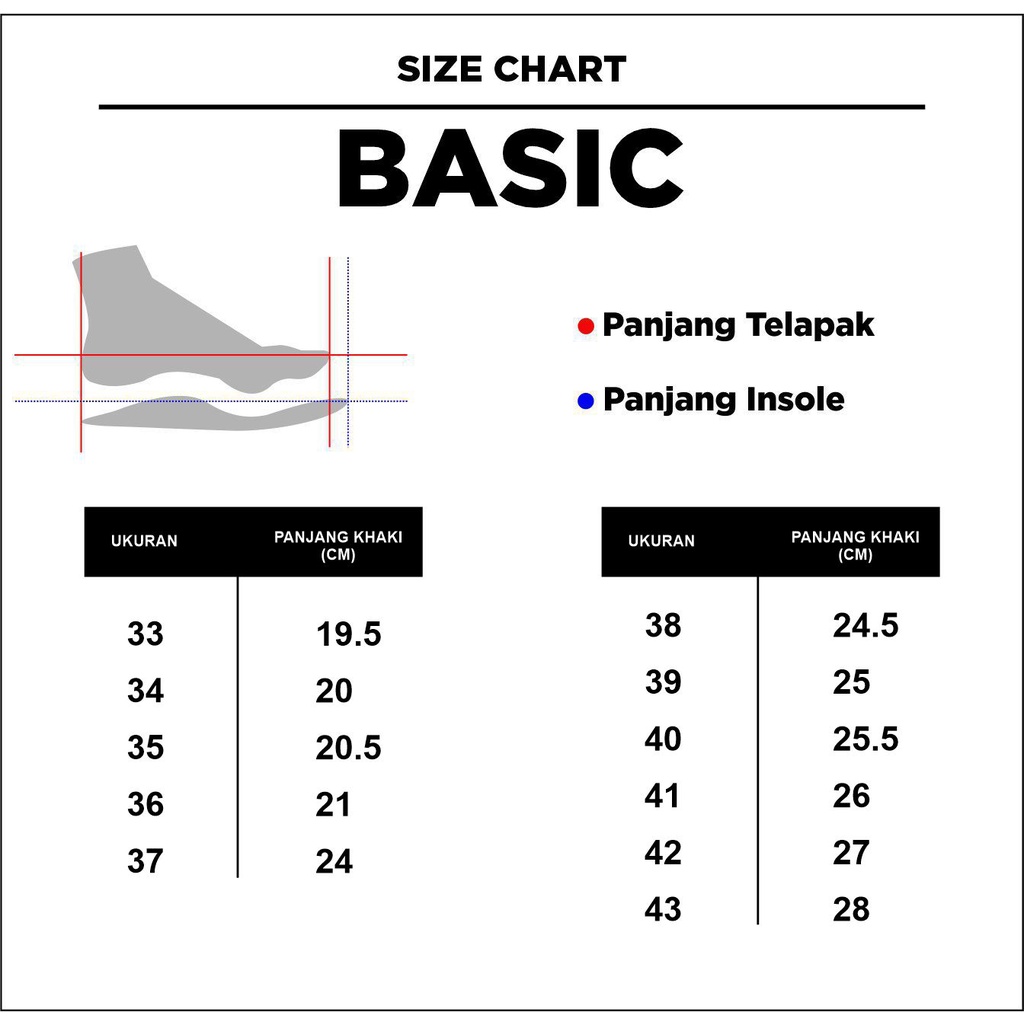 Speed - Basic Hi Hitam Putih - Sepatu Sneakers Kanvas Anti Slip Pria Wanita - Gambar 2