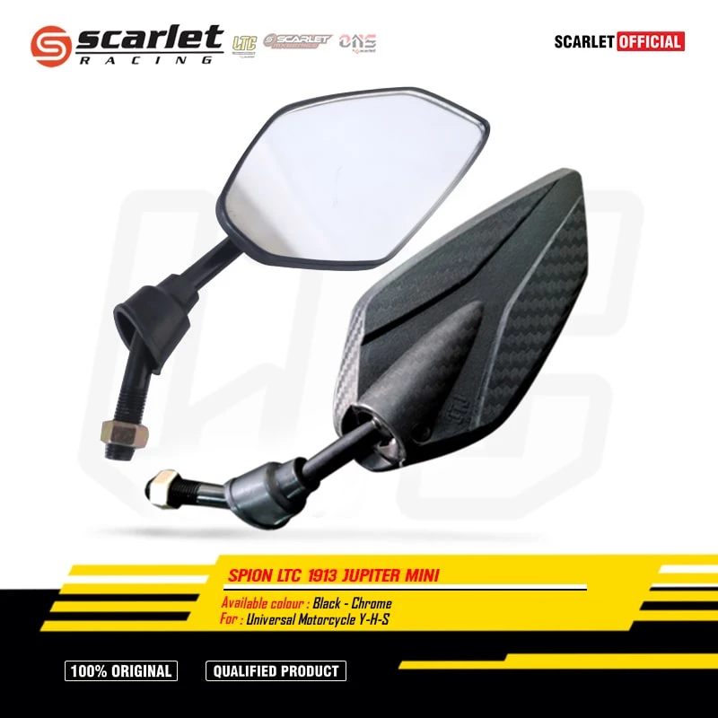 LTC - Kaca Spion 1914 Jupiter Mini Carbon - Gambar 3