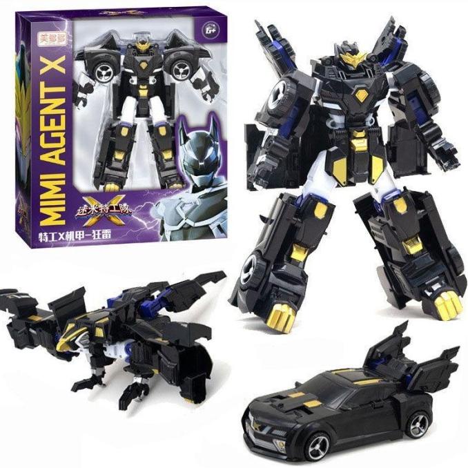 Miniforce X Robot Black Onyx Toy Fits A Mini force X Robot Children's
