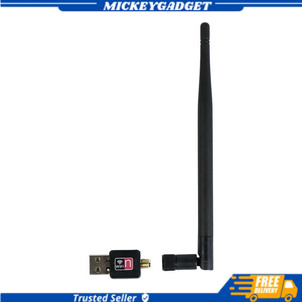 Mickey Gadget WiFi USB Adapter 802.11N 150Mbps with Antenna Shopee Singapore