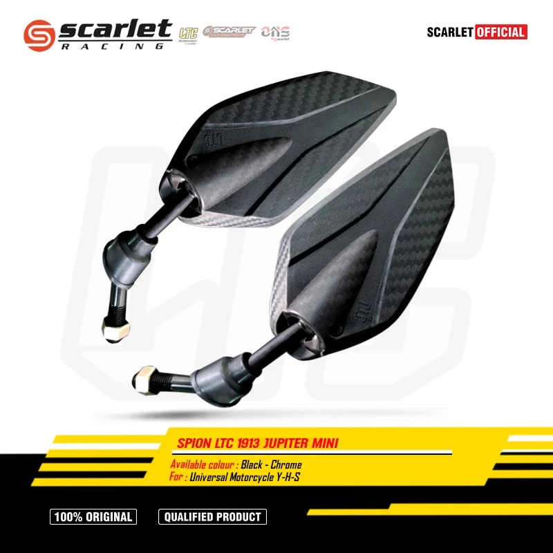 LTC - Kaca Spion 1914 Jupiter Mini Carbon - Gambar 2