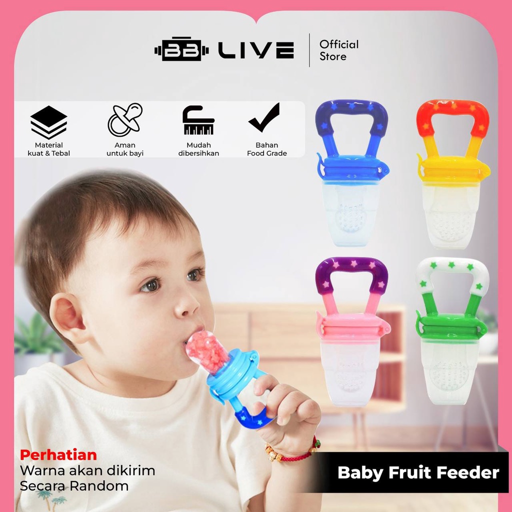 BB LIVE Fruit Pacifier Baby Pacifier Fruit And Food Feeder Pacifier ...