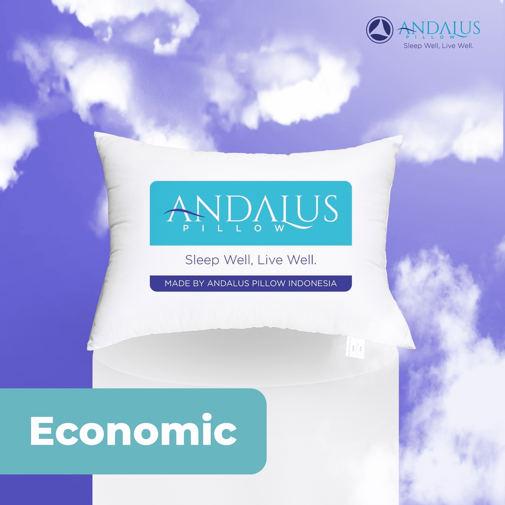 Bantal Tidur Hotel Andalus Economic Silicon Grade A