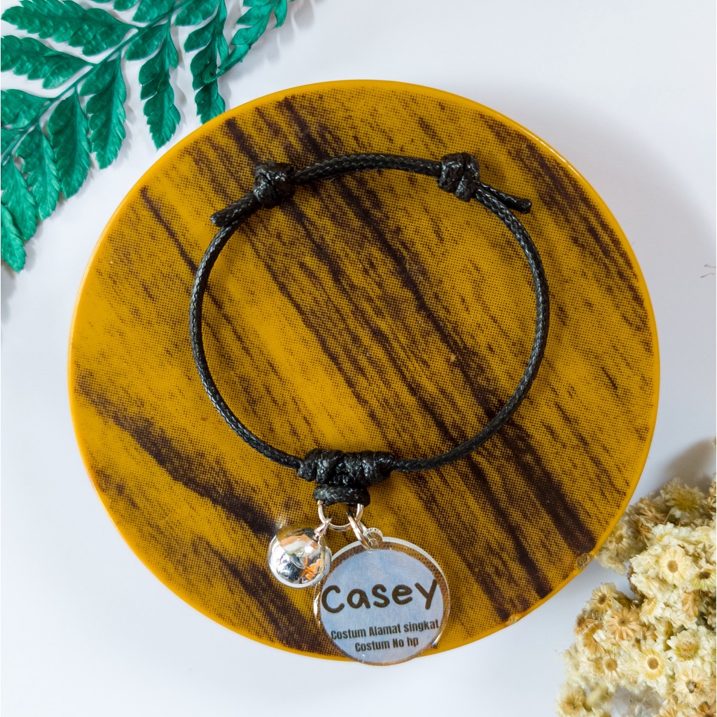 Kalung Kucing Costum Nama No hp ( Waterproof ) - Gambar 3