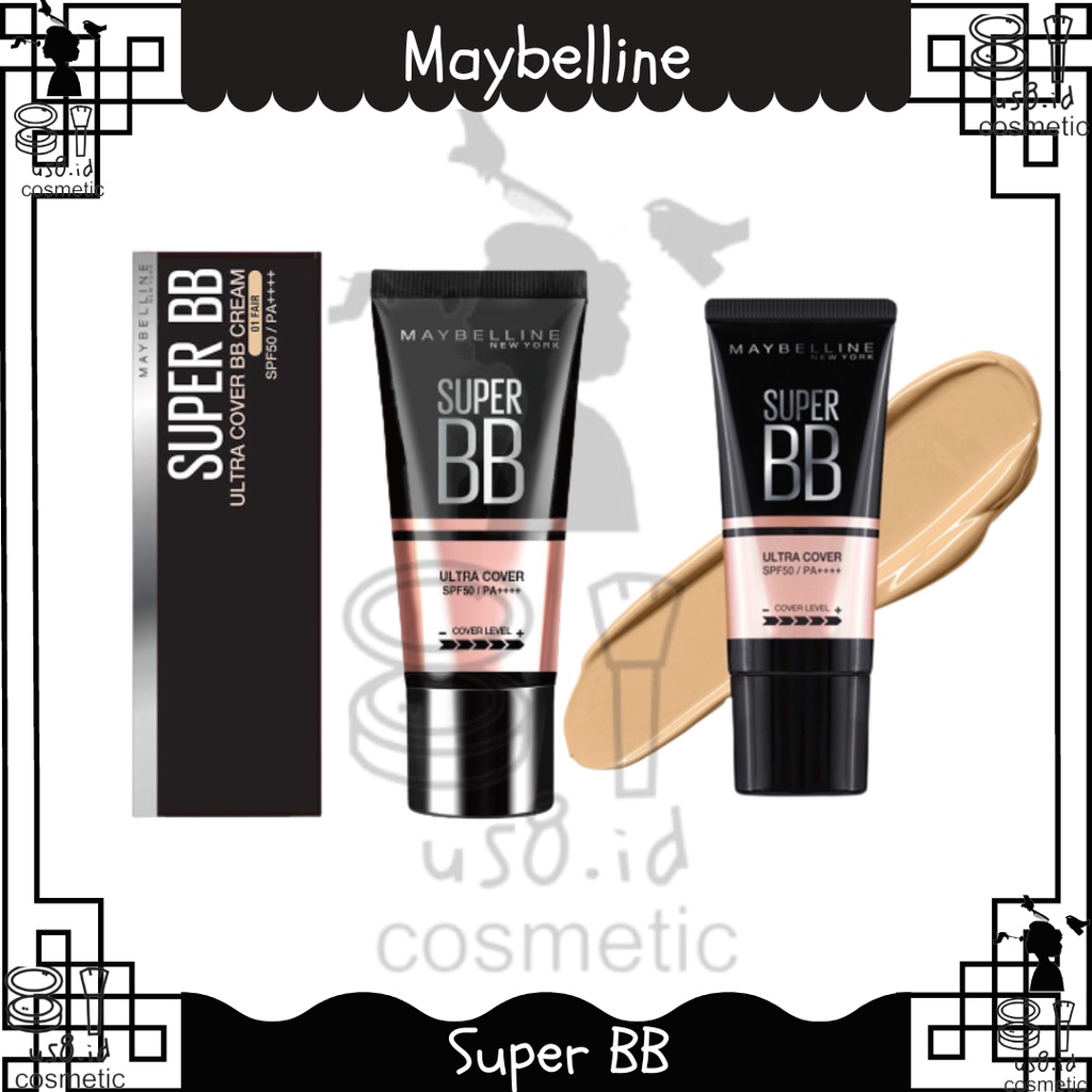 Maybelline SUPER BB ULTRACOVER BB CREAM SPF 50/PA++++ 30ML | Shopee ...