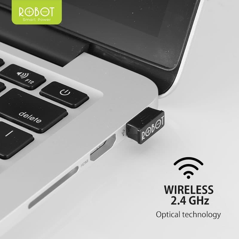 Robot M220 / M-220 Wireless Mouse Optical 2,4Ghz - Gambar 2