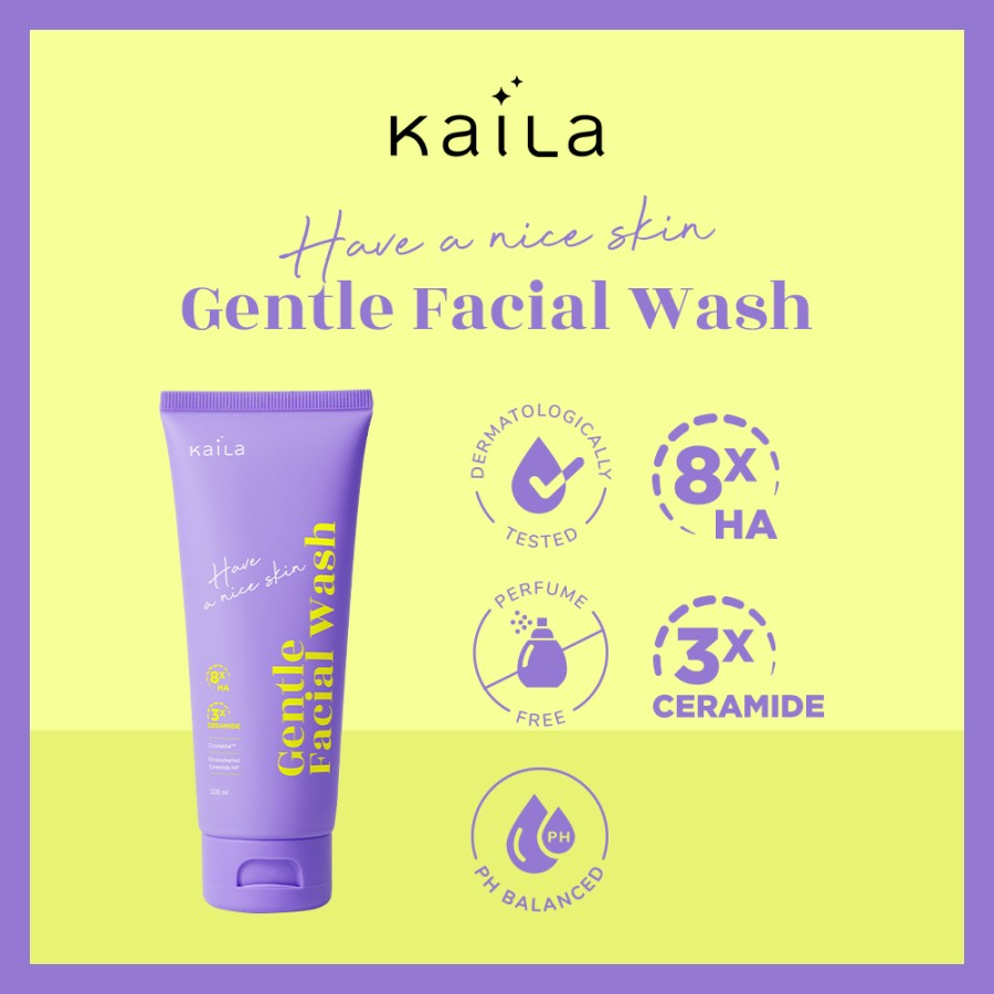 Kaila Have A Nice Skin Gentle Facial Wash 100ml Shopee Singapore