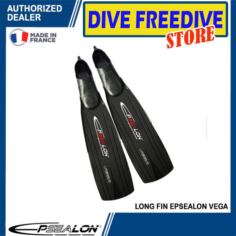 Long Fin Epsealon Vega Spearfishing Freediving Fins Scuba Diving Frog