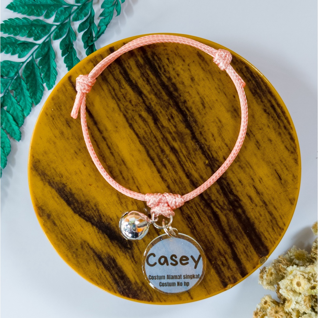 Kalung Kucing Costum Nama No hp ( Waterproof ) - Gambar 4