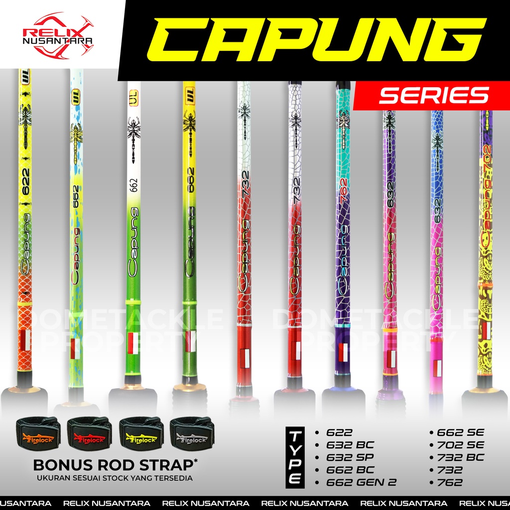 Extra BONUS Dragonfly ROD RELIX NUSANTARA SE GEN 2 GEN 3 PENTA SERIES