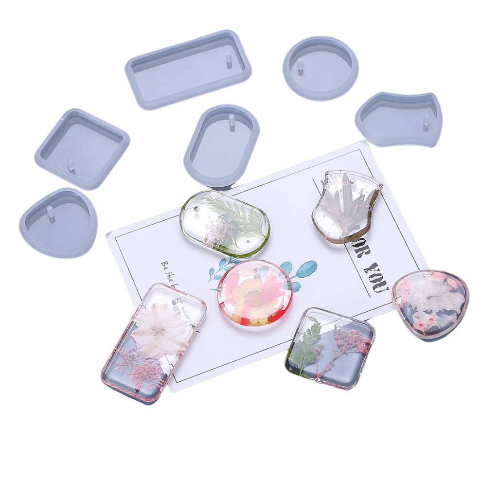 2pcs Resin Molds,square And Rectangle Silicone Epoxy Molds For Resin  Jewelry, Soap, Dried Flower Le