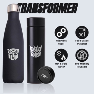 New Custom Metal Water Bottle Transformers Angry Birds Optimus