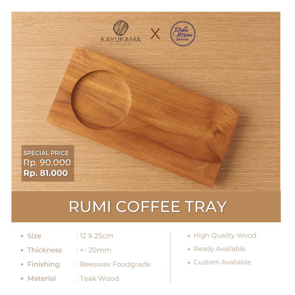 RUMI COFFEE TRAY - BMJ | Shopee Singapore