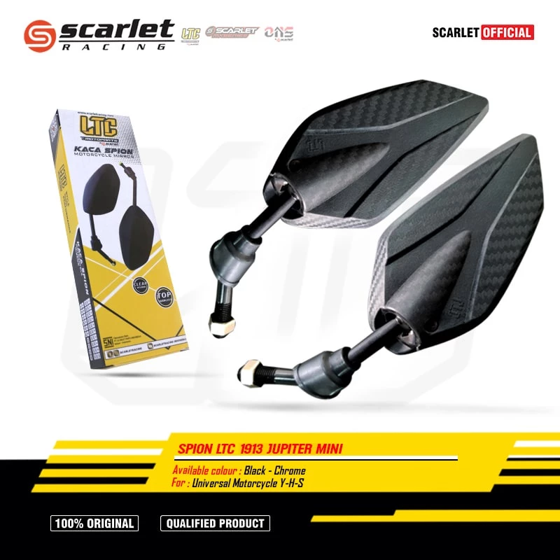 LTC - Kaca Spion 1914 Jupiter Mini Carbon
