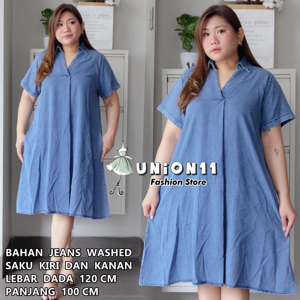 Union11 - Women's JUMBO DRESS LD 120/women's JUMBO Clothes/BIGSIZE ...