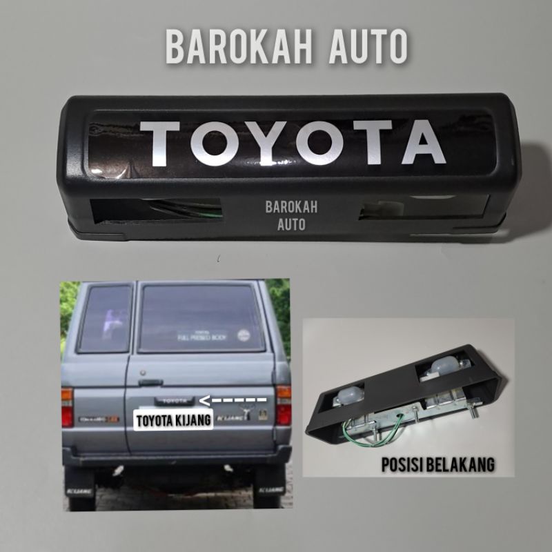 Toyota kijang Number Plate Light cover Shopee Singapore