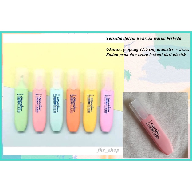 STABILO Pastel Color Marker Highlighter Pastel Color Marker Highlighter Pen Higlighter Pastel