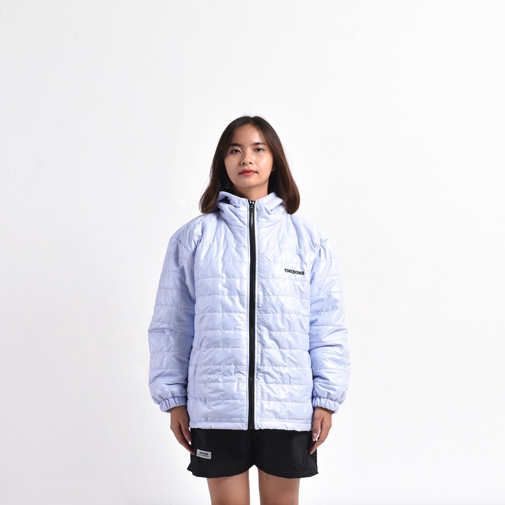 PUTIH Timebomb JACKET Puffer Coat Jacket Ultralight White Puffer Jacket (Hat) Shopee Singapore