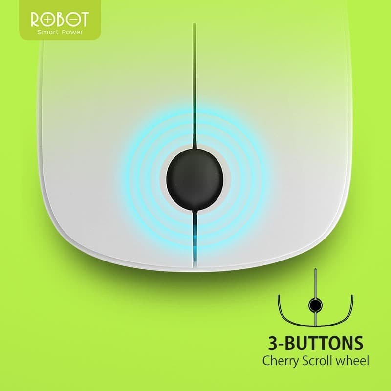 Robot M220 / M-220 Wireless Mouse Optical 2,4Ghz - Gambar 3