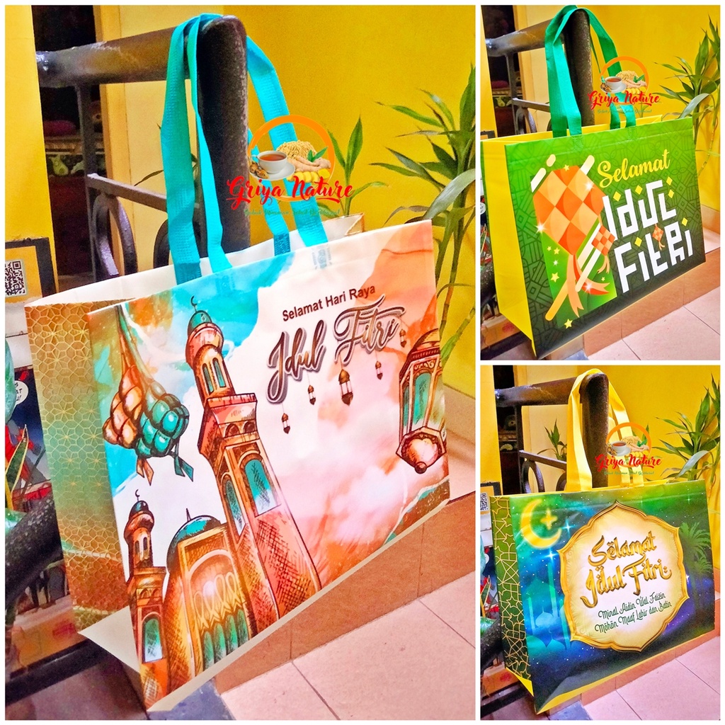 Eid AlFitr Bags JUMBO Wide Slanted Large/Eid Parcel Bags/Gift Bags