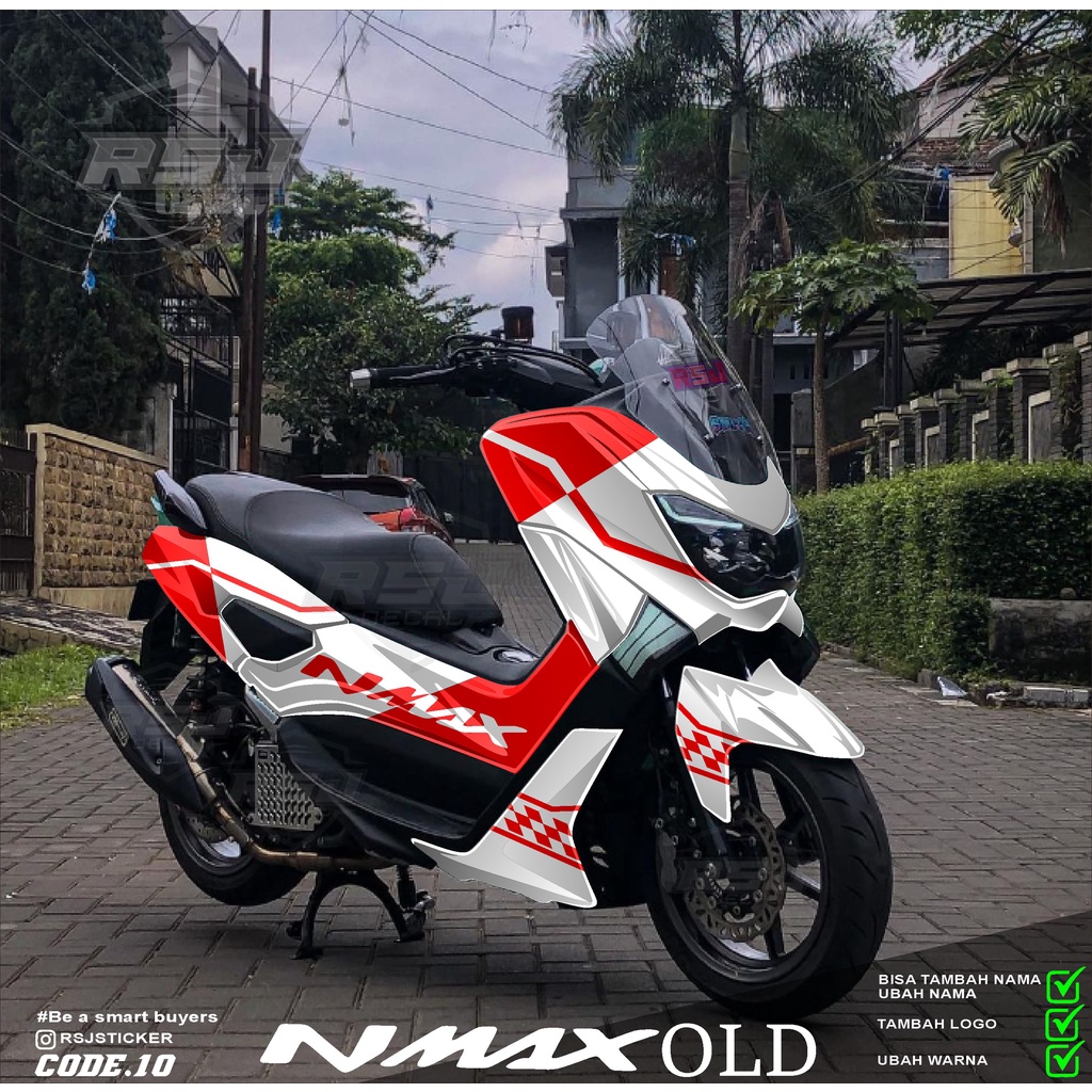 (COD) Decal Sticker Yamaha Nmax old 2016 2017 2018 2019 Full Body ...