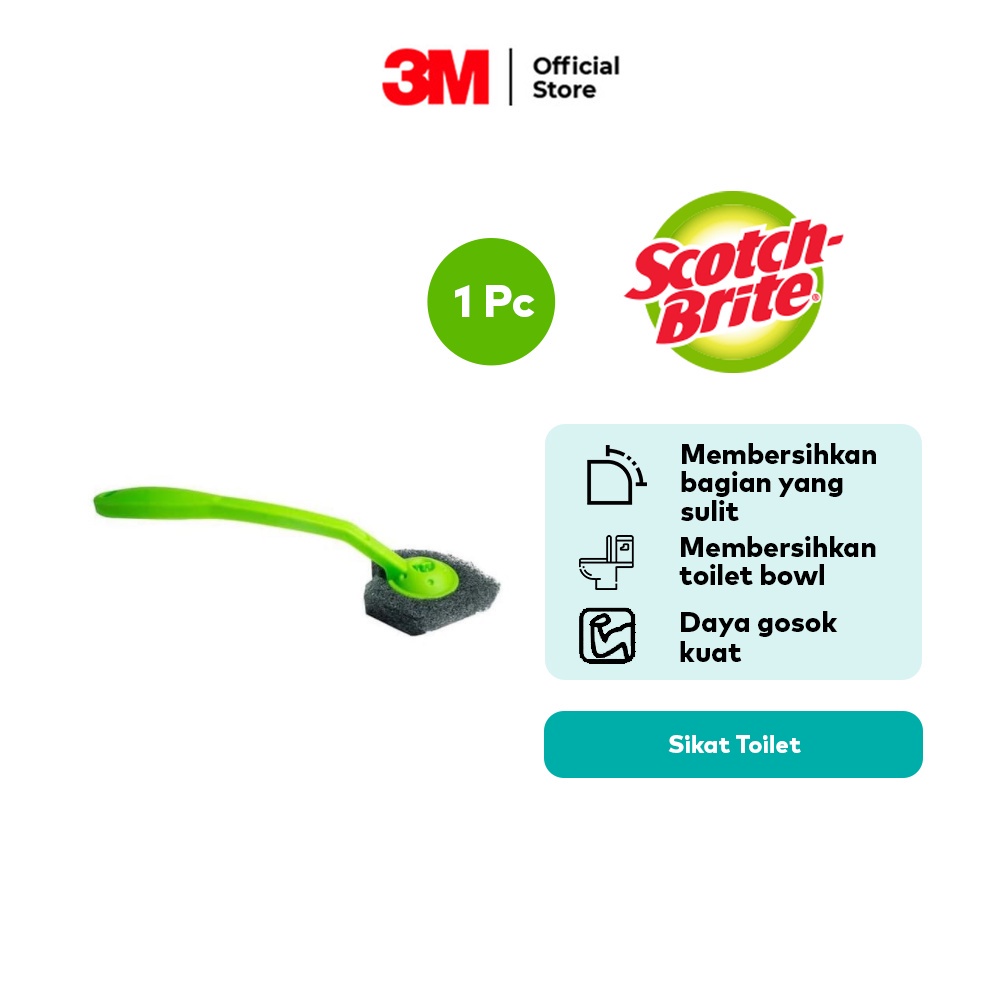 3m ScotchBrite Jet Toilet Scrubber ID55/Strong Scrub Power/Toilet