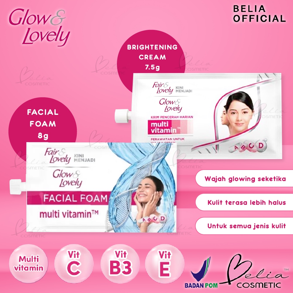 Belia FAIR & LOVELY GLOW & LOVELY Brightening Facial Foam Daily