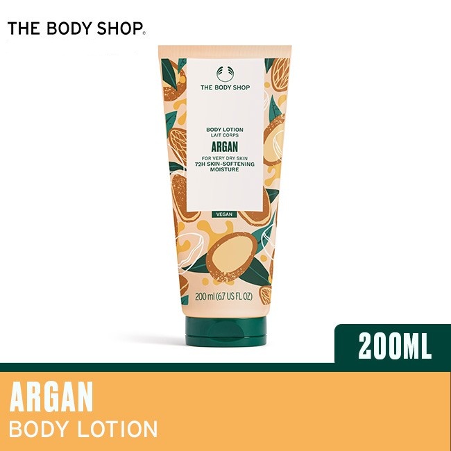 The Body Shop Wild Argan Oil Body Lotion 200ml Shopee Singapore