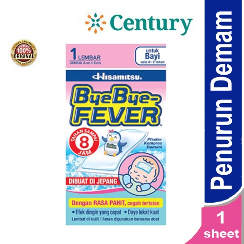 Bye Bye Fever Untuk Bayi 1`S / Demam / panas / bayi / Kompres