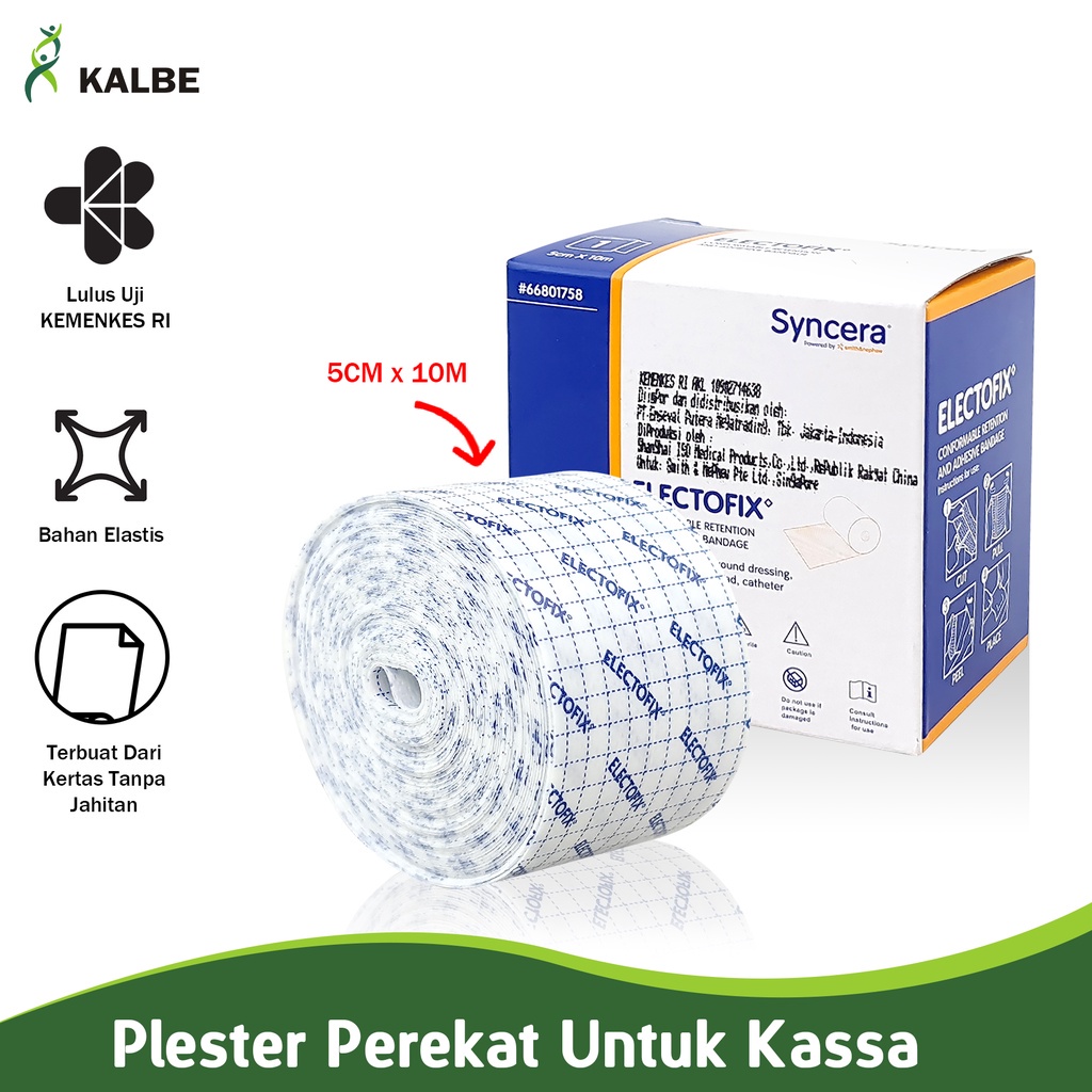 Kalbe Plaster/Gauze Adhesive Electofix Adhesive Bandage Sah Wound