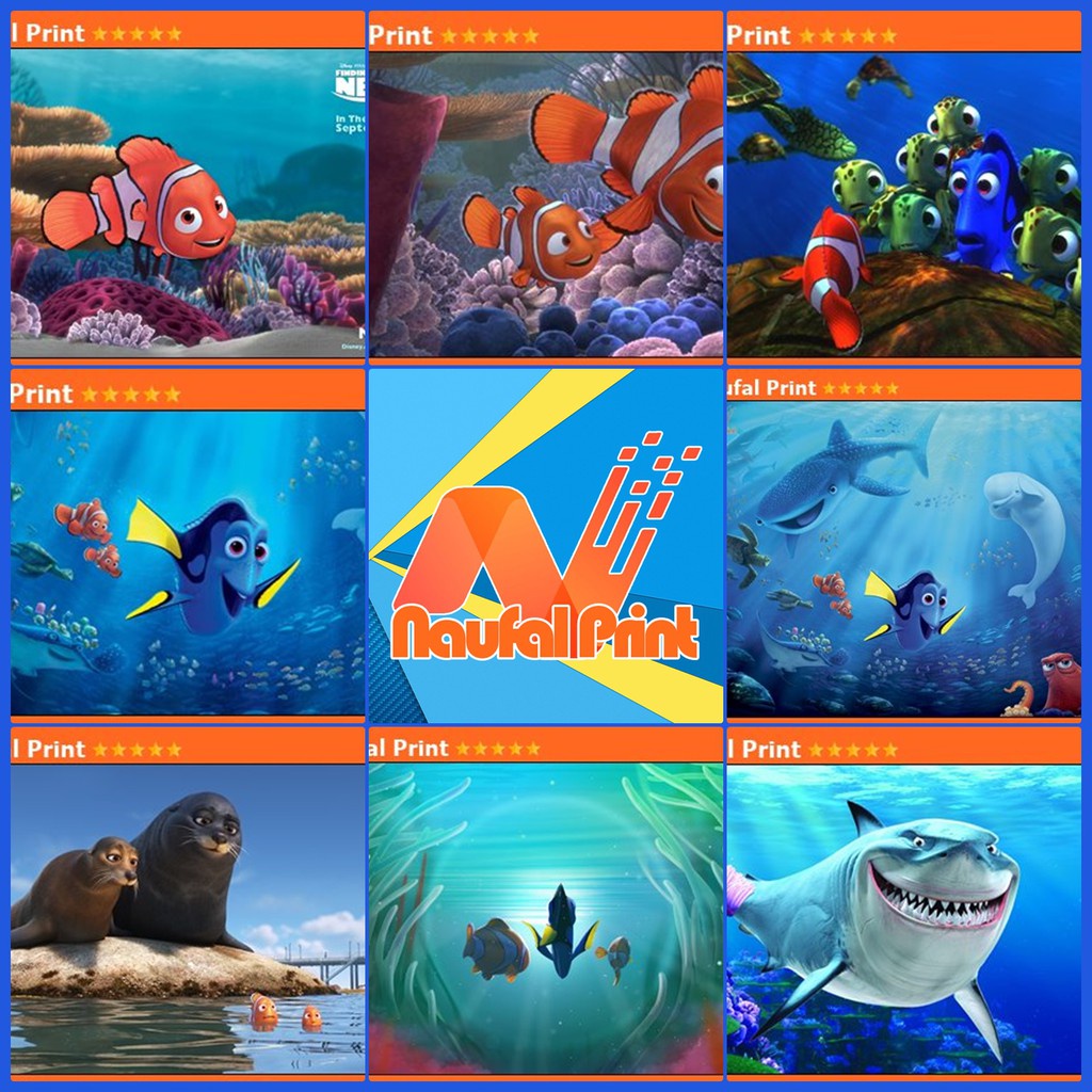 Sticker | A3 & A4 Poster | Finding nemo | Disney | Dory | Pixar ...