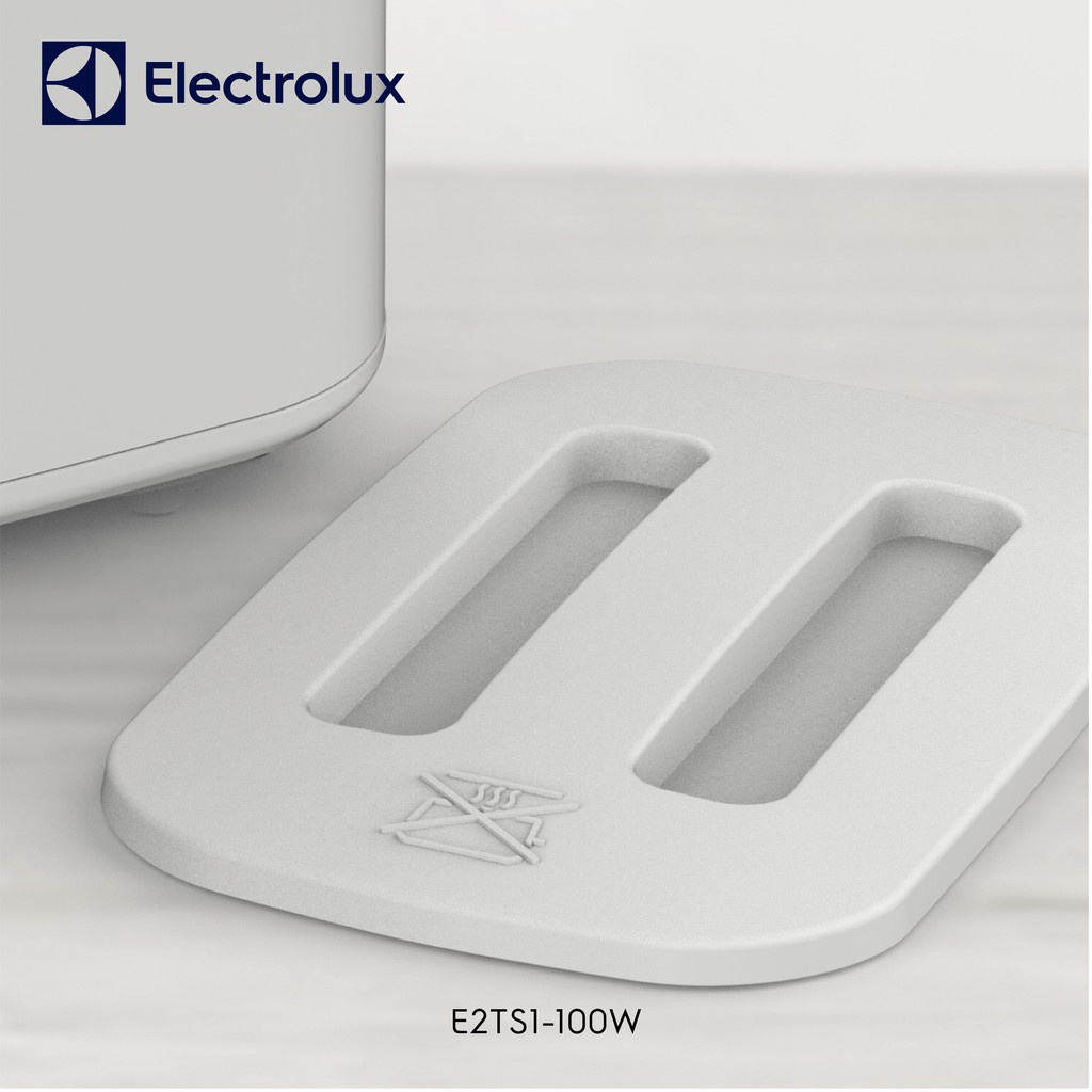 Electrolux Toaster  Pemanggang roti 7 pengaturan kematangan Penutup debu  E2TS1-100W - Gambar 4