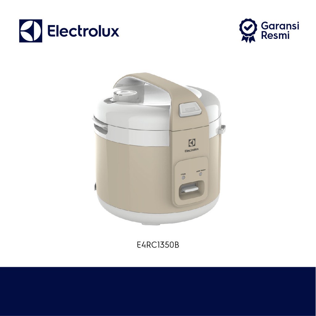 Electrolux Rice Cooker 1.8 liter 2 in 1 cook dan warm Panci anti lengket Penanak nasi  E4RC1-350B - Gambar 2