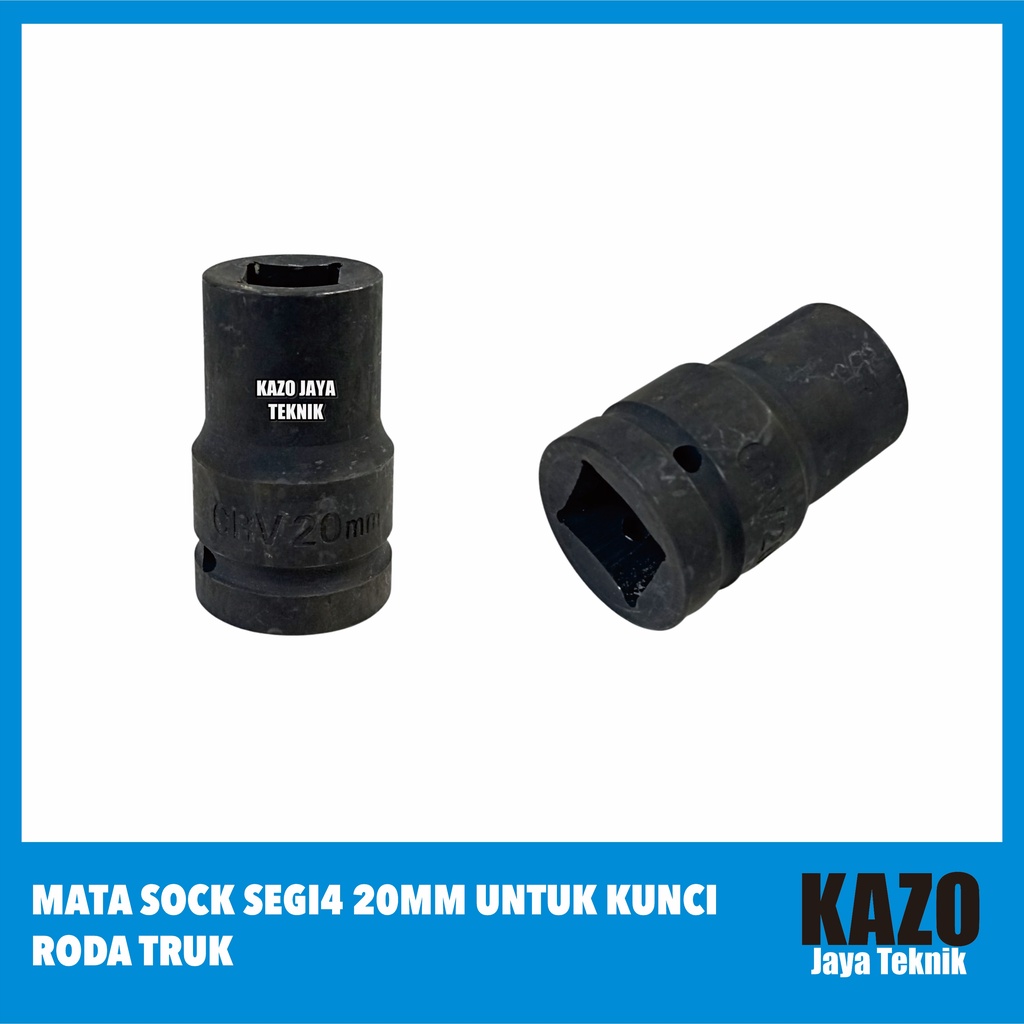 MATA 20mm Square Socket Bit for Truck Wheels / Impact Socket Wrench ...